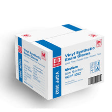 Load image into Gallery viewer, Intco Basic - Blue Vinyl Case 4mil Gloves ( 1,000ct )