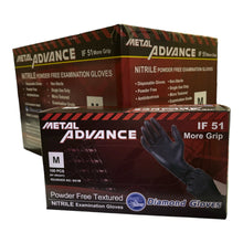 Load image into Gallery viewer, Advanced Diamond - Black Nitrile Case 5mil Gloves ( 1,000ct )