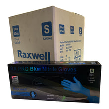 Load image into Gallery viewer, Raxwell - Blue Nitrile Case 8.5mil Gloves ( 500ct )