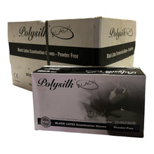 Load image into Gallery viewer, Poly Silk - Black Latex Case 5mil Gloves ( 1,000ct )