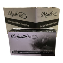 Load image into Gallery viewer, Poly Silk - Black Latex Case 5mil Gloves ( 1,000ct )