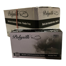 Load image into Gallery viewer, Poly Silk - Black Latex Case 5mil Gloves ( 1,000ct )