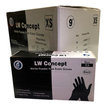 Load image into Gallery viewer, Living Water Concept - Black Nitrile Case 5mil Gloves ( 1,000ct )
