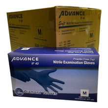 Load image into Gallery viewer, Advanced Diamond - Blue Nitrile Case 4mil Gloves ( 1,000ct )