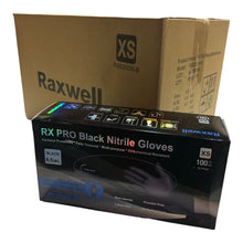 Load image into Gallery viewer, Raxwell - Black Nitrile Gloves 6.5mil Gloves ( 1,000ct )