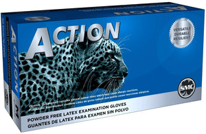 Action - White Latex Case 7mil ( 1,000ct )