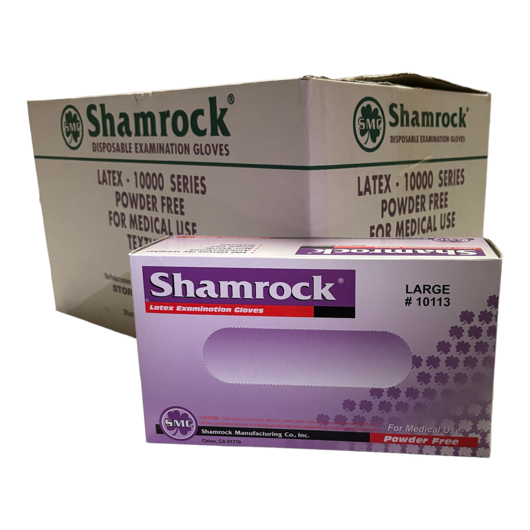 Shamrock - White Latex Case 5mil Gloves ( 1,000ct )