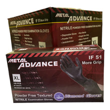 Load image into Gallery viewer, Advanced Diamond - Black Nitrile Case 5mil Gloves ( 1,000ct )
